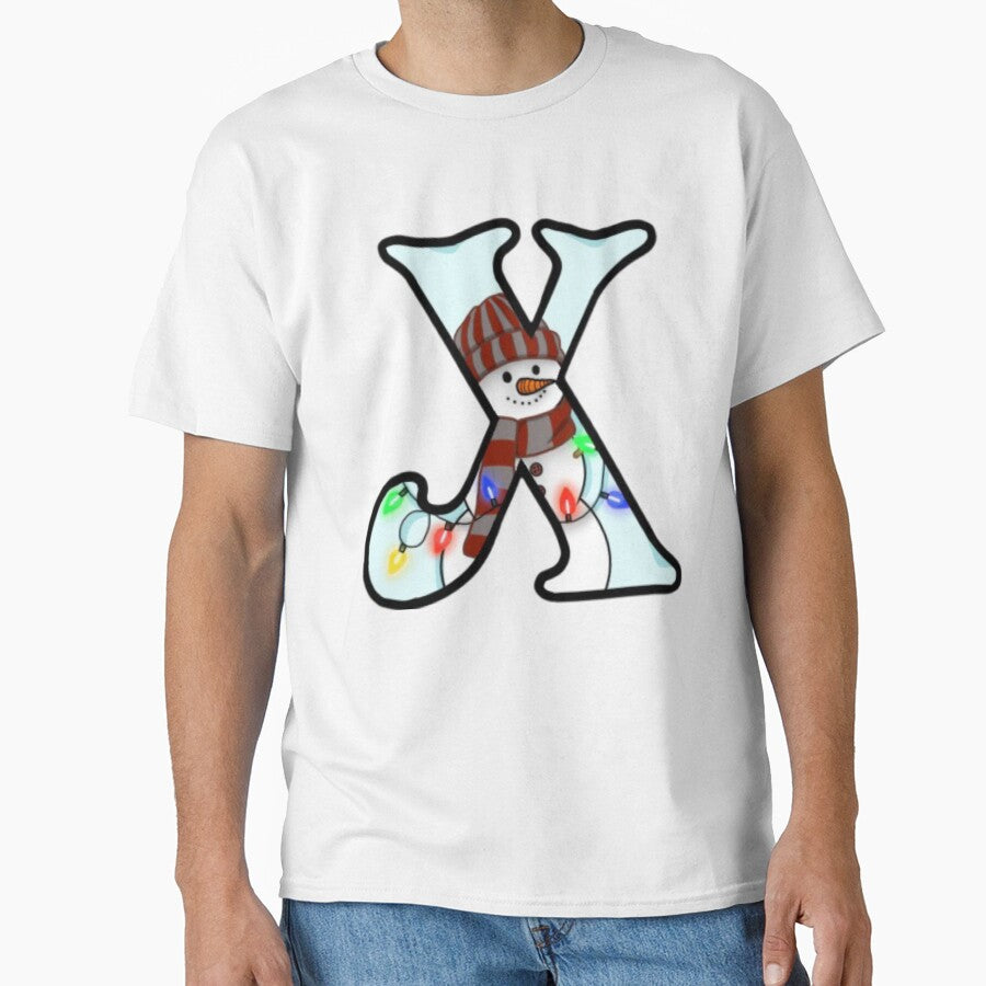 Holiday themed letter X by Artistkhg T-Shirts, Hoodie, Sweatshirt | BlankRebels.com (Image 1)