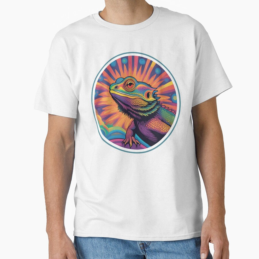 Psychedelic Bearded Dragon by HinsonCreations T-Shirts, Hoodie, Sweatshirt | BlankRebels.com (Image 1)