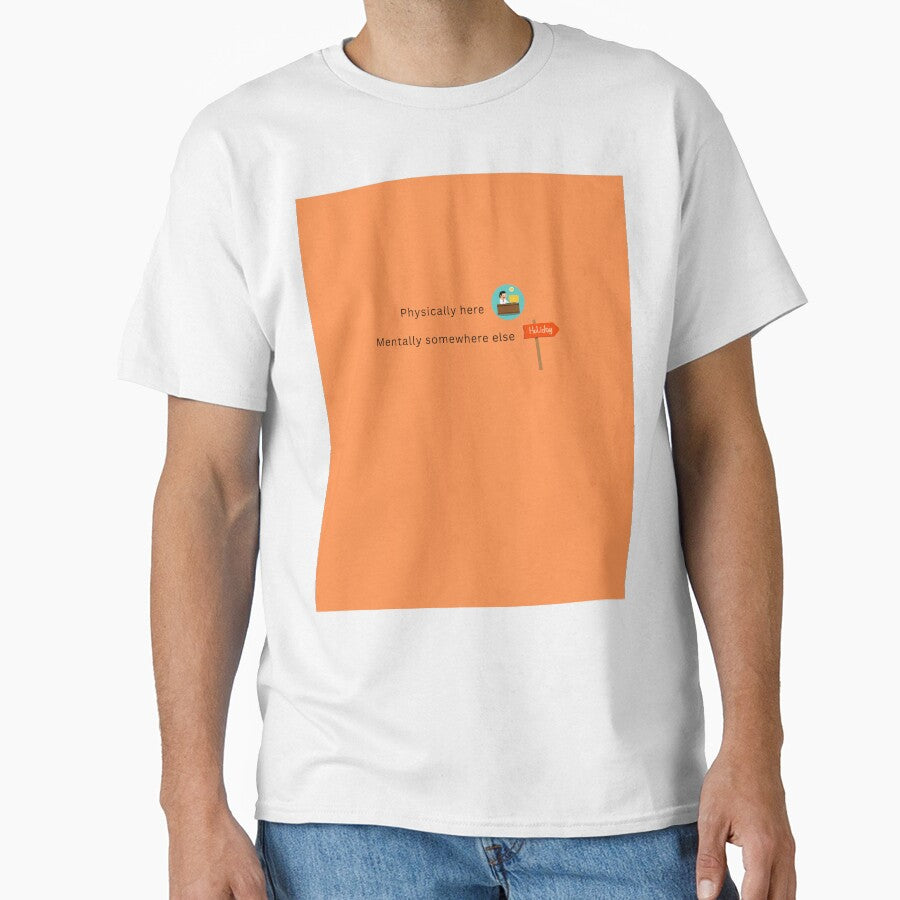 Physically Here Mentally Somewhere Else. by NeonPetal T-Shirts, Hoodie, Sweatshirt | BlankRebels.com (Image 1)