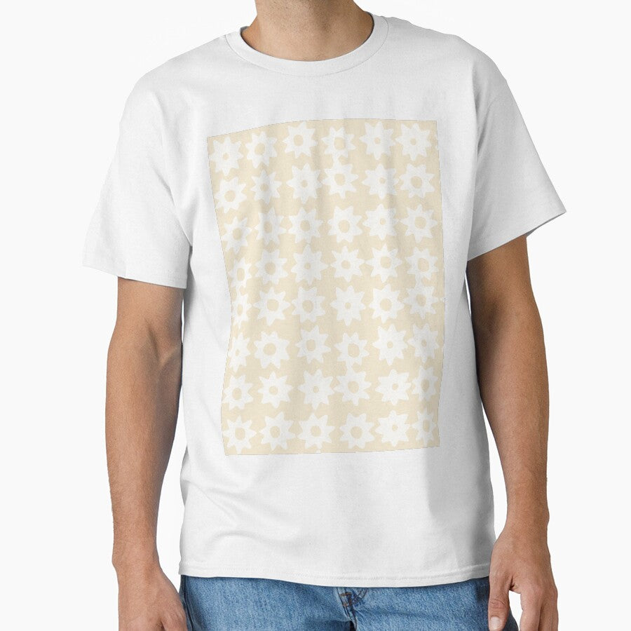 BOHO STAR PATTERN NEUTRAL LIGHT BEIGE T-Shirts, Hoodie, Sweatshirt