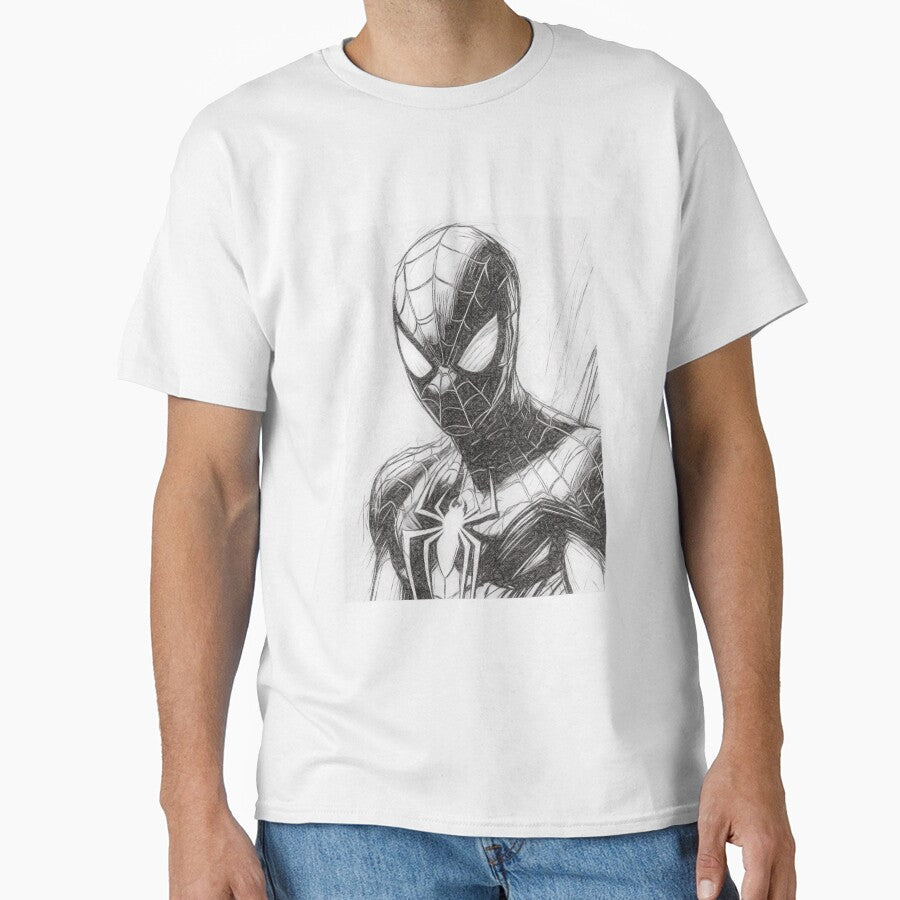 Superhero Art by Leon Woods Pencil Art T-Shirts, Hoodie, Sweatshirt | BlankRebels.com (Image 1)