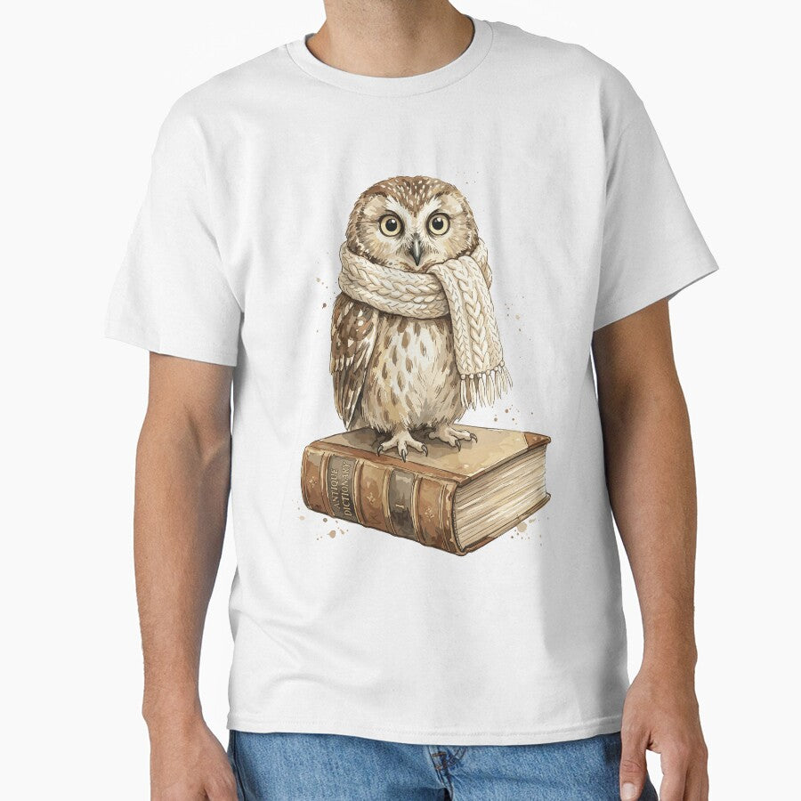 Light Academia: Philosopher Owl by bapupa T-Shirts, Hoodie, Sweatshirt | BlankRebels.com (Image 1)