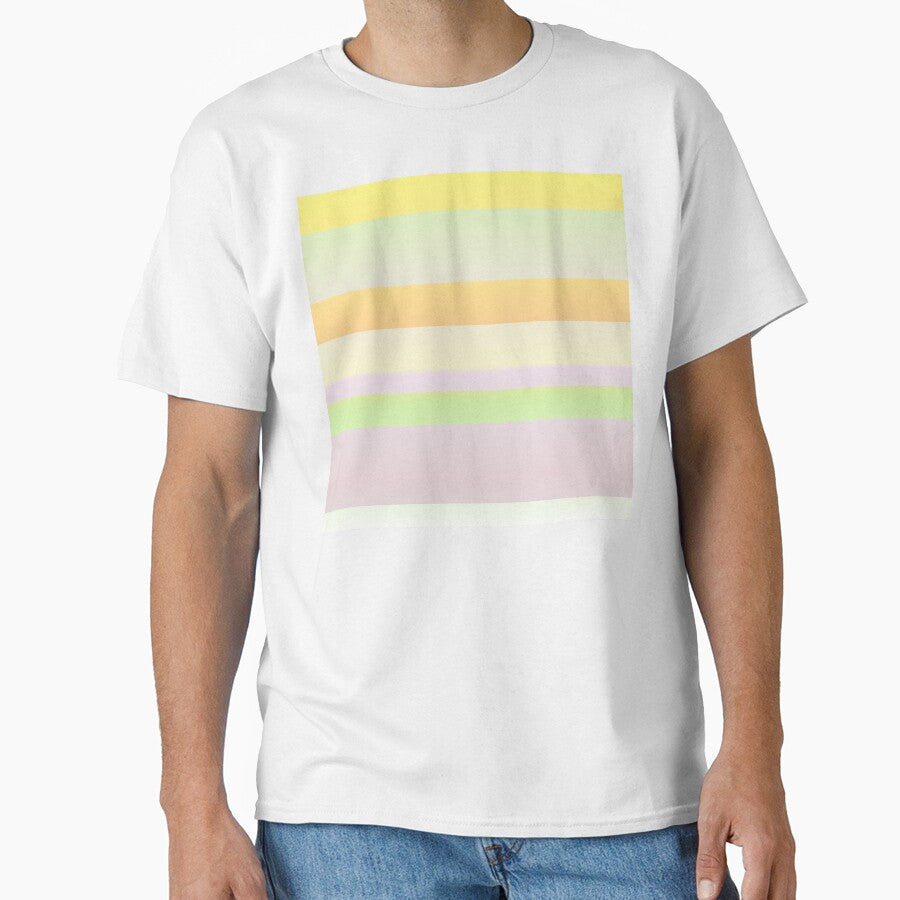 Minimalist color palette striped | Pastel color palette horizontal striped by lausn