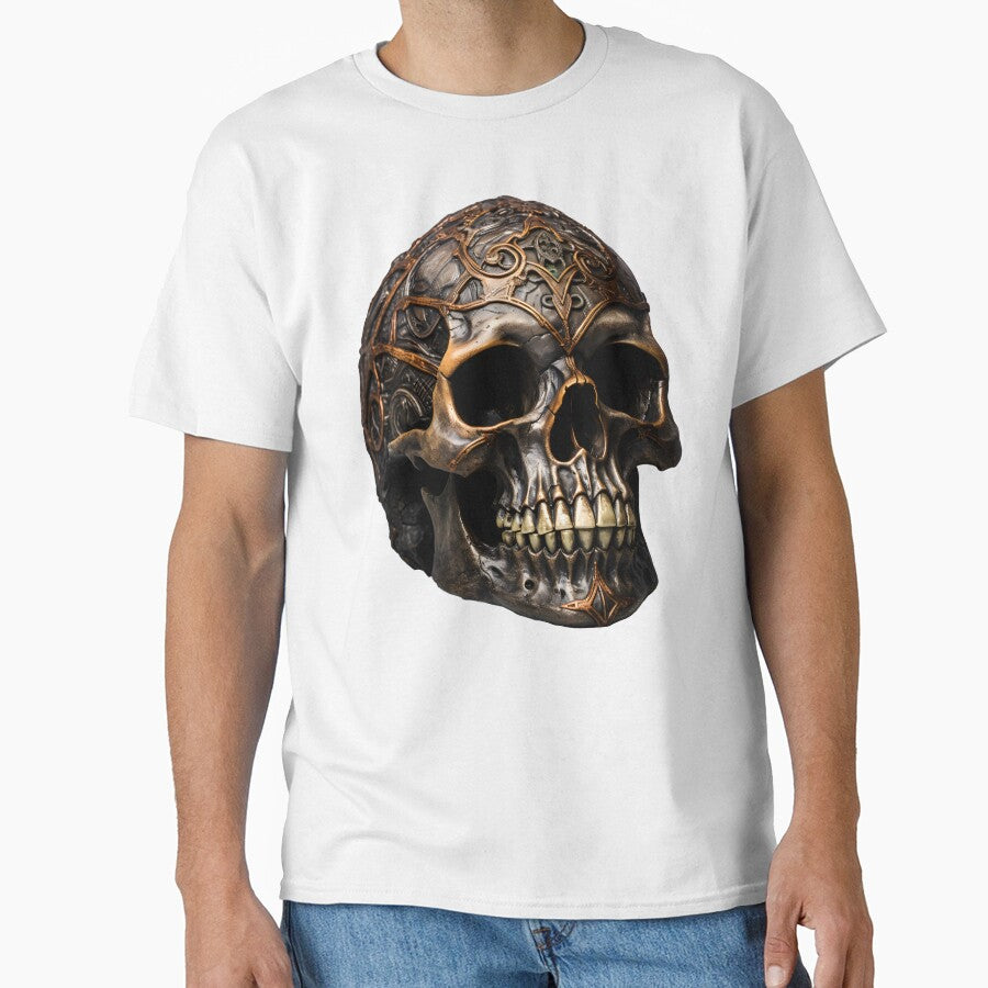 Decorative skull digital print by dcrc T-Shirts, Hoodie, Sweatshirt | BlankRebels.com (Image 1)