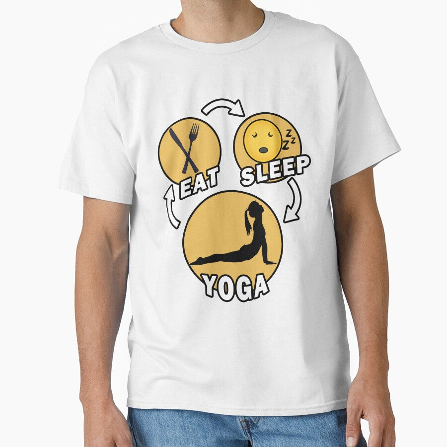 Eat Sleep Yoga Repeat by teledesign