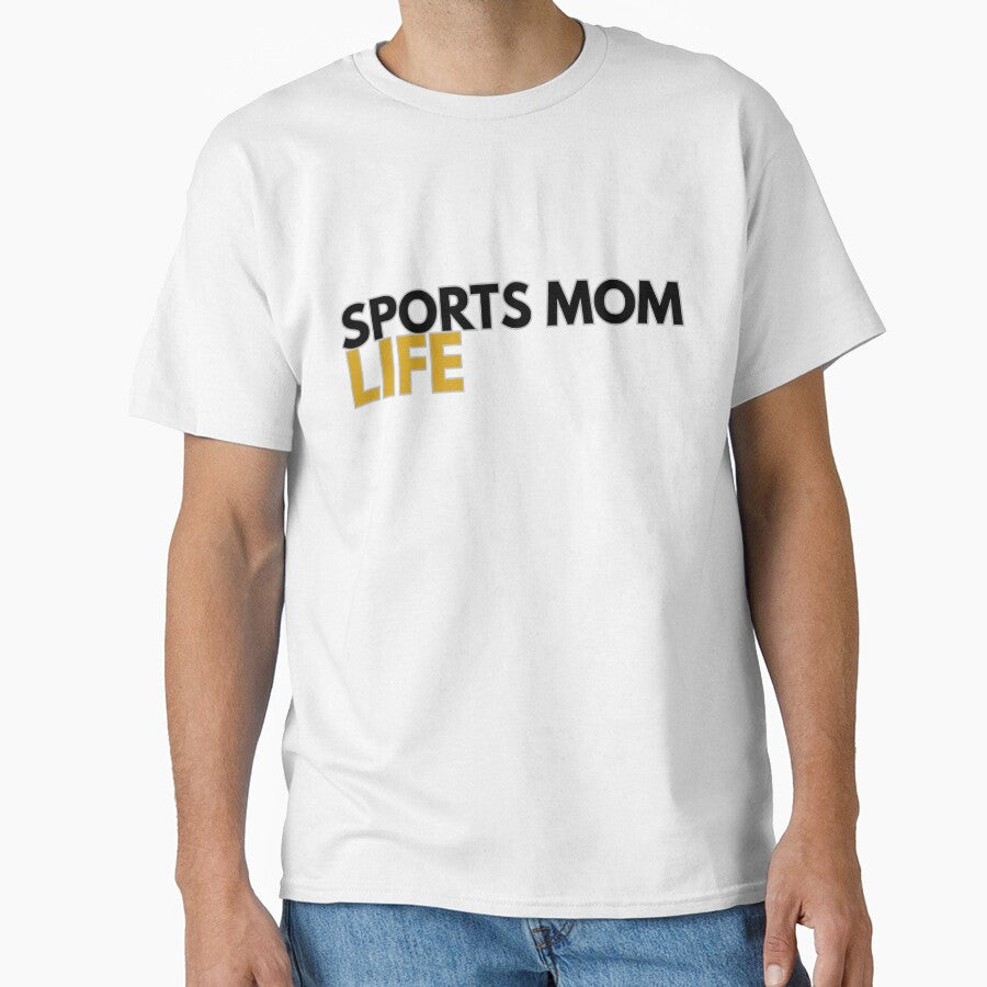 Sports Mom Life Shirt — Funny Gift for Soccer Baseball Football Moms by PlayTrackCo