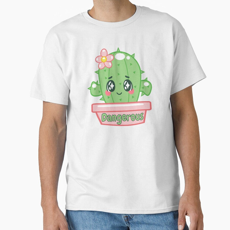 Kawaii Cactus Dangerous by SusySell T-Shirts, Hoodie, Sweatshirt | BlankRebels.com (Image 1)