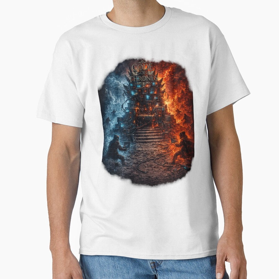 Code of Thrones – Backend War by CtrlAltLaugh T-Shirts, Hoodie, Sweatshirt | BlankRebels.com (Image 1)