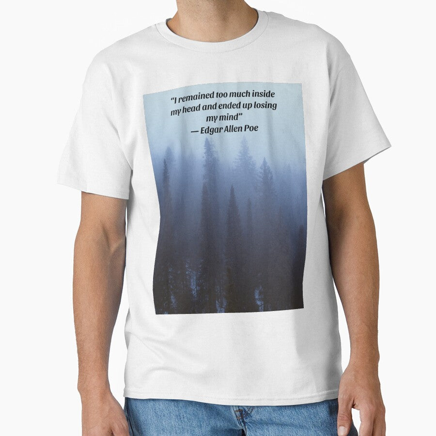 Edgar Allen Poe Quotes - Dark Academia Gift Ideas by RebelliousRosee T-Shirts, Hoodie, Sweatshirt | BlankRebels.com (Image 1)