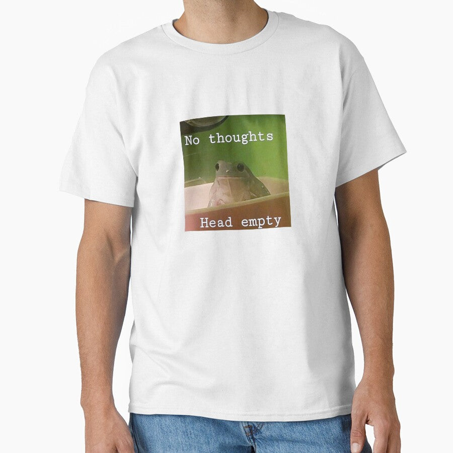 Frog No Thoughts by DonatasSab T-Shirts, Hoodie, Sweatshirt | BlankRebels.com (Image 1)
