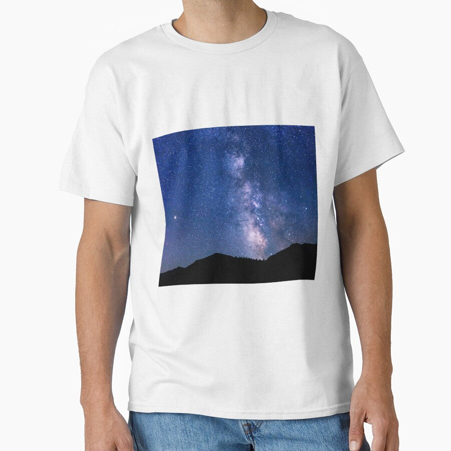 Purple Mountain Star Galaxy by newburyboutique T-Shirts, Hoodie, Sweatshirt | BlankRebels.com (Image 1)