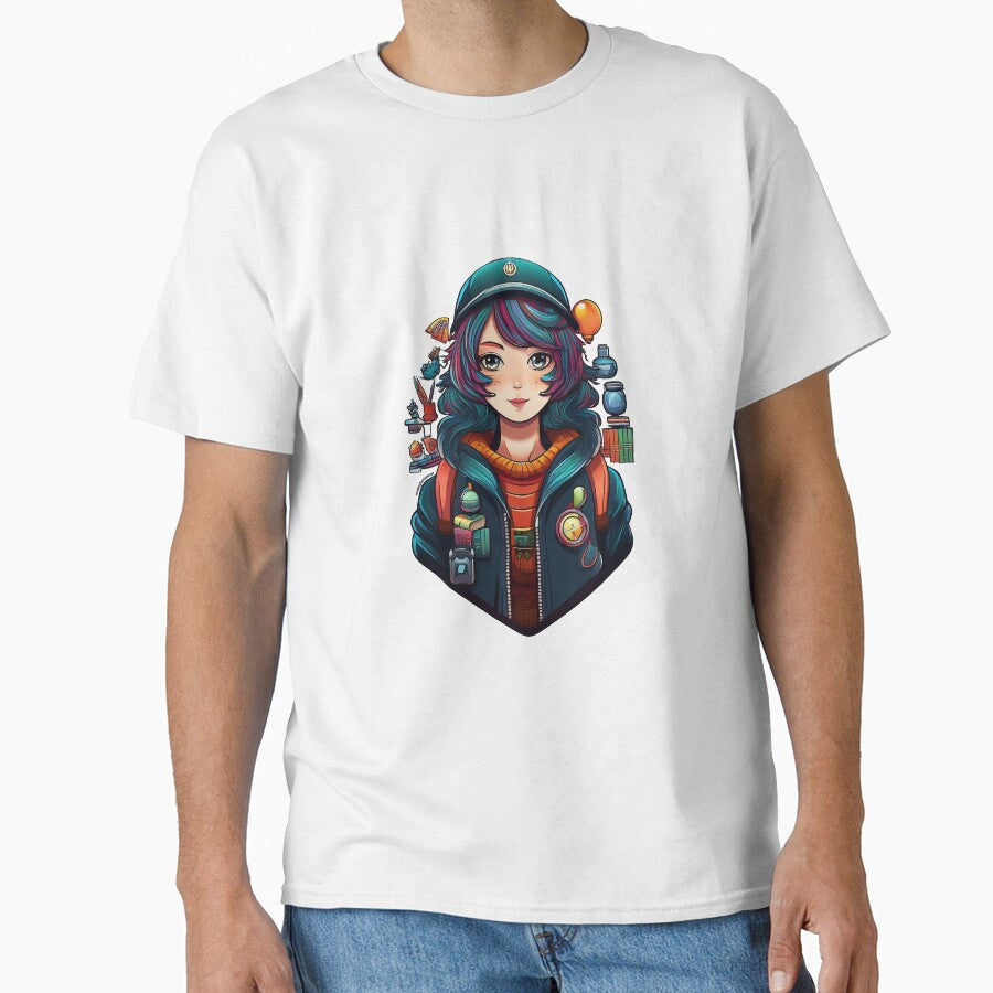 Scientist Girl | Arts and Science | Dark Academia Collection by monkeybusiness.pt T-Shirts, Hoodie, Sweatshirt (Image 1)