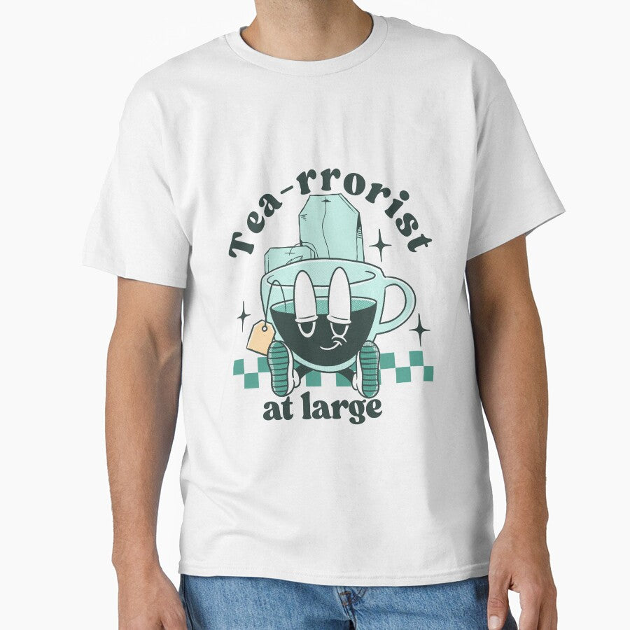 Tea-rrorist at large by Peerless-Prime T-Shirts, Hoodie, Sweatshirt | BlankRebels.com (Image 1)