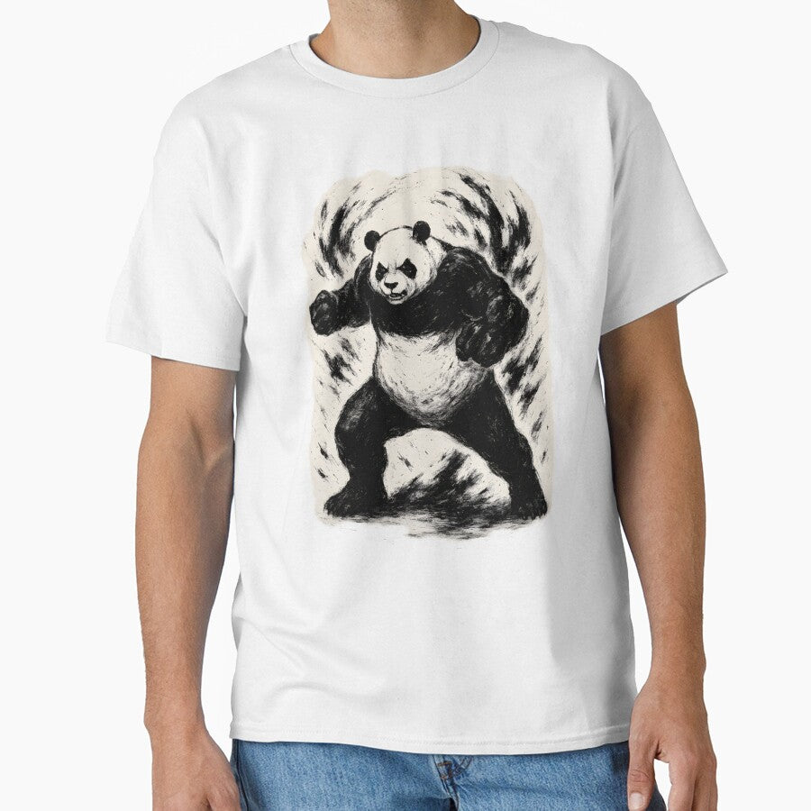 Panda – Powerful Ink Beast Sorcerer Illustration by AnimeShin