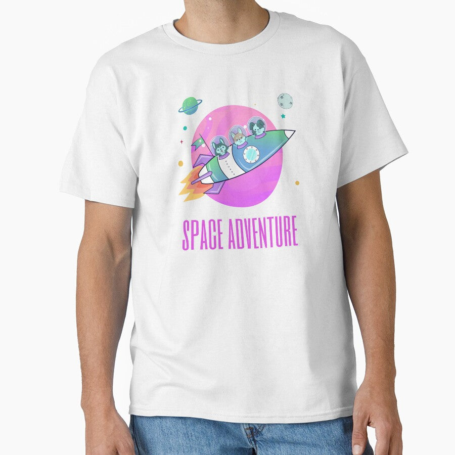 Space Adventure by a2zbuyshop T-Shirts, Hoodie, Sweatshirt | BlankRebels.com (Image 1)