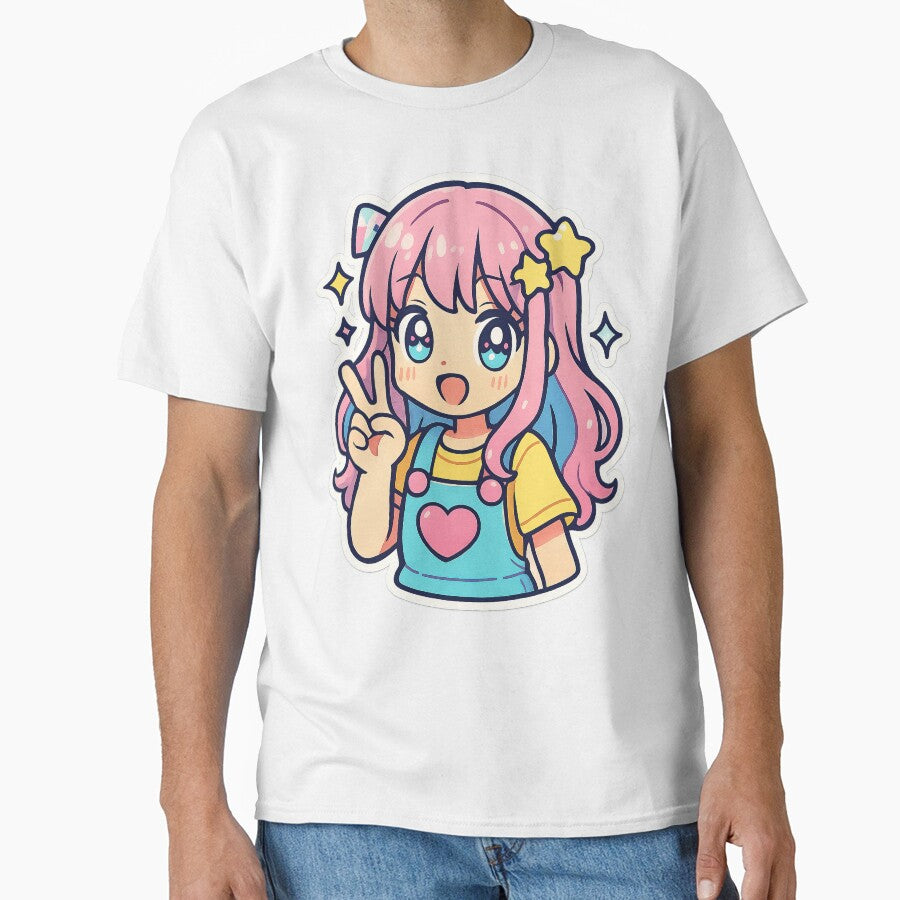 Kawaii Anime Girl, Y2K Aesthetic by graphic-genie