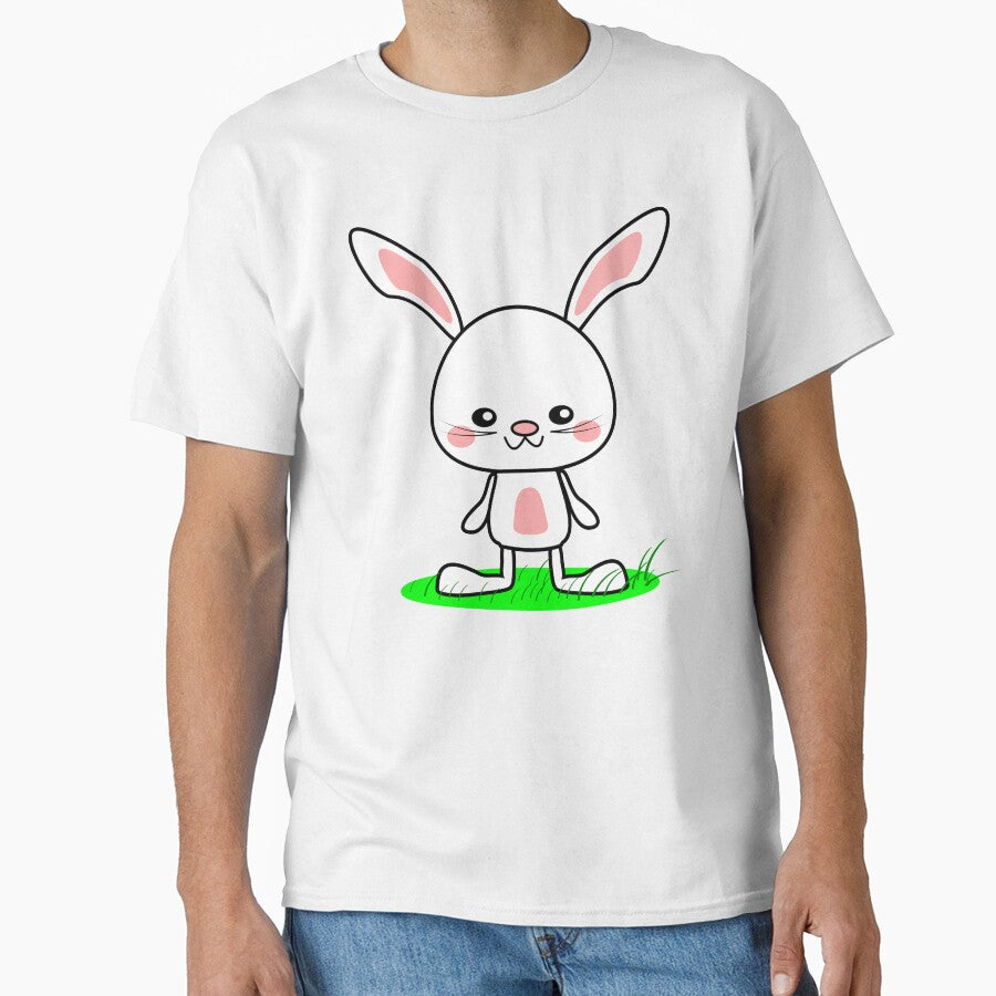 Kawaii White Bunny Rabbit T-Shirts, Hoodie, Sweatshirt