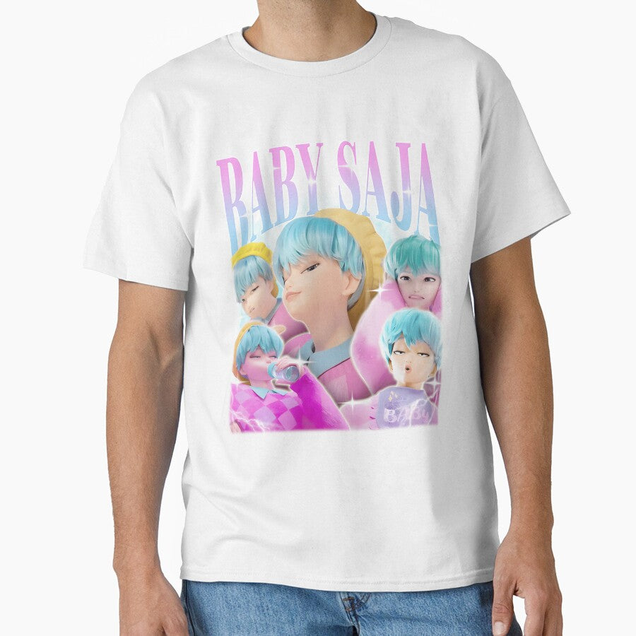Baby Saja Retro 90S Vibe Art | Limited Edition by SylviaWilliam T-Shirts, Hoodie, Sweatshirt | BlankRebels.com (Image 1)