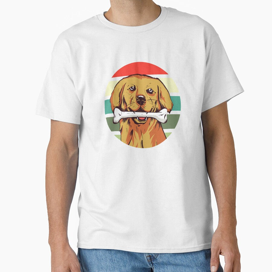 Golden Retriever Dog by Cute and Funny Animal Art Designs T-Shirts, Hoodie, Sweatshirt | BlankRebels.com (Image 1)
