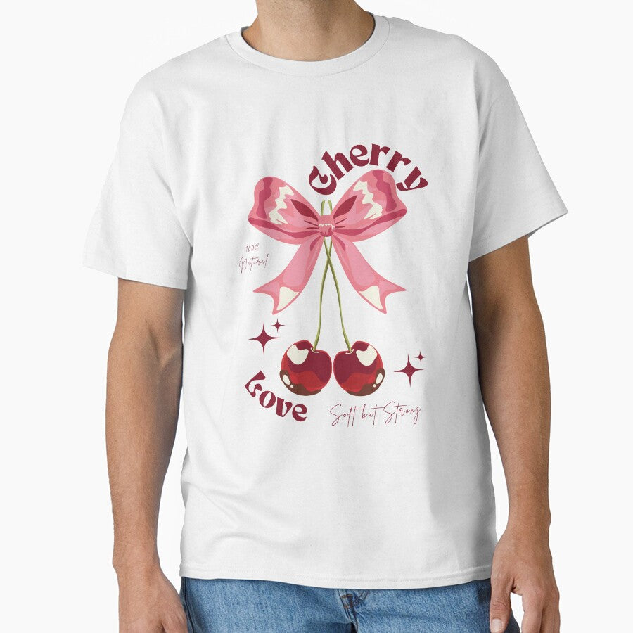Cherry Bow Aesthetic Love Art – Soft But Strong | Modern Minimal Illustration by Tulip Creators by This Definition