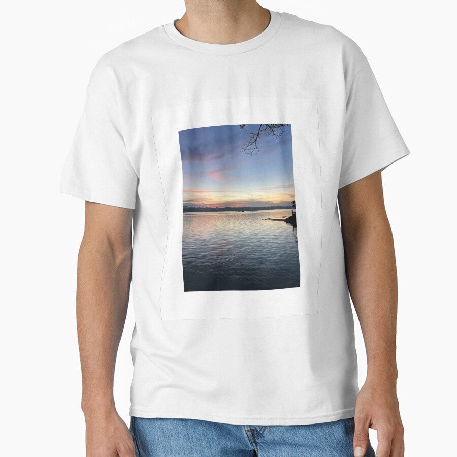SUNSET OVER THE WATER by iAmmAja43 T-Shirts, Hoodie, Sweatshirt | BlankRebels.com (Image 1)