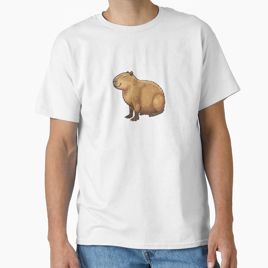 Happy Capybara – Wholesome Only T-Shirts, Hoodie, Sweatshirt