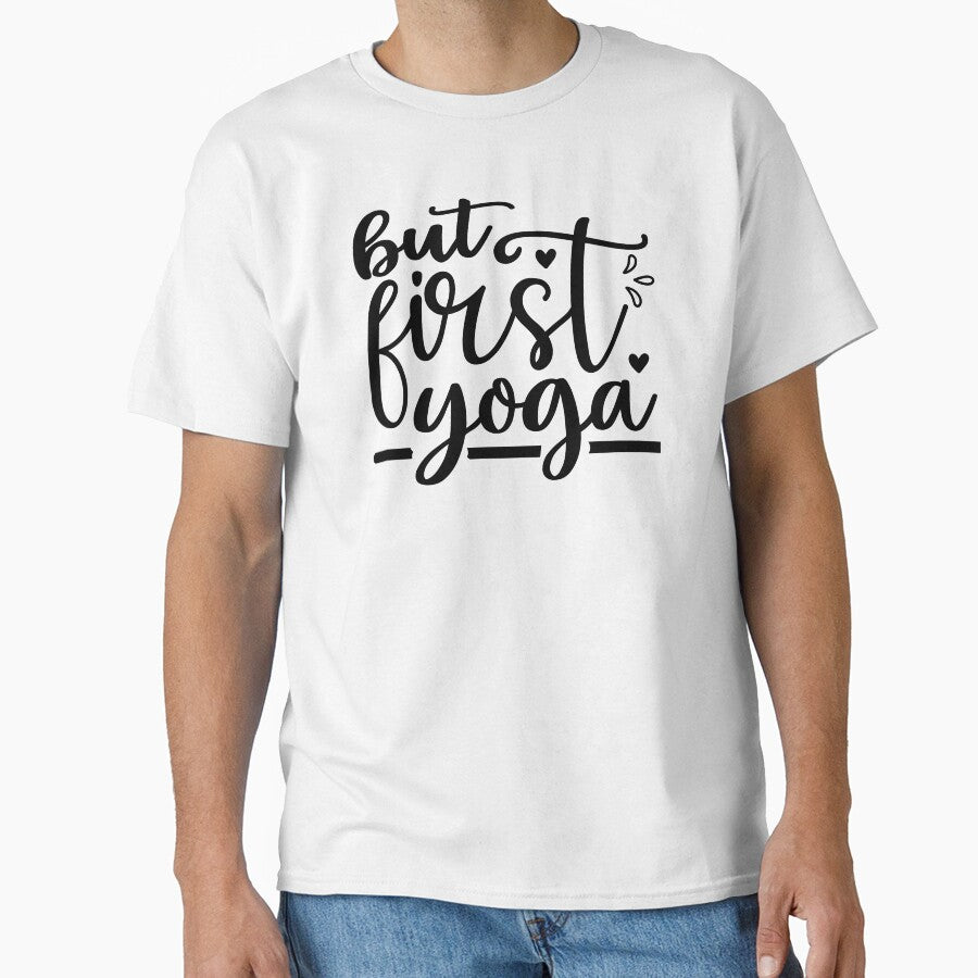 Yoga Saying But First Yoga Motivational Quote by SoccaTamam
