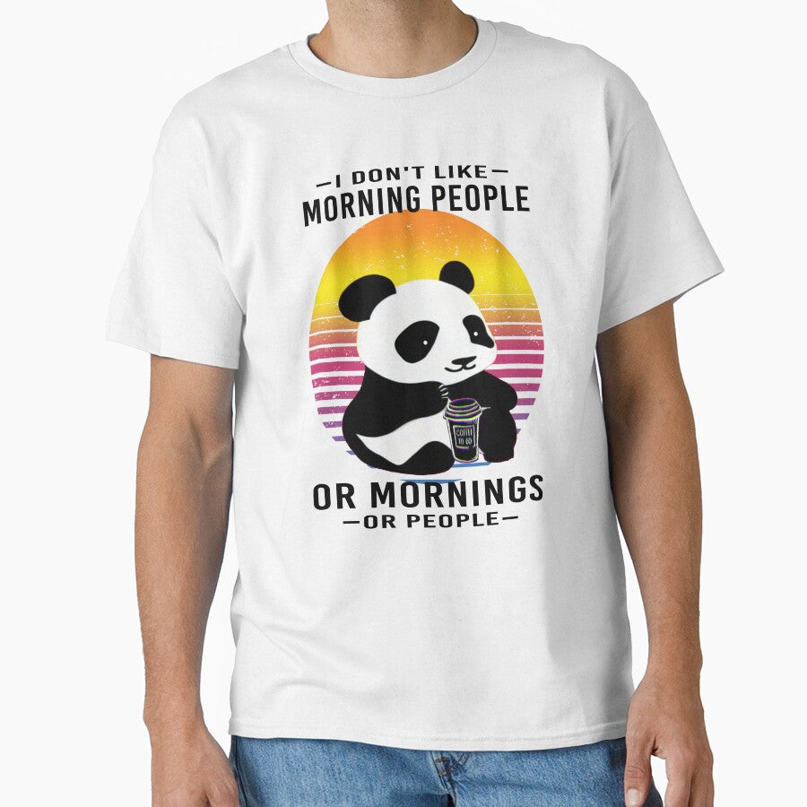 I DON'T LIKE MORNING T-Shirt - Nap Morning - Napping Person - Sleepy - Lazy - Sleep (Image 1)