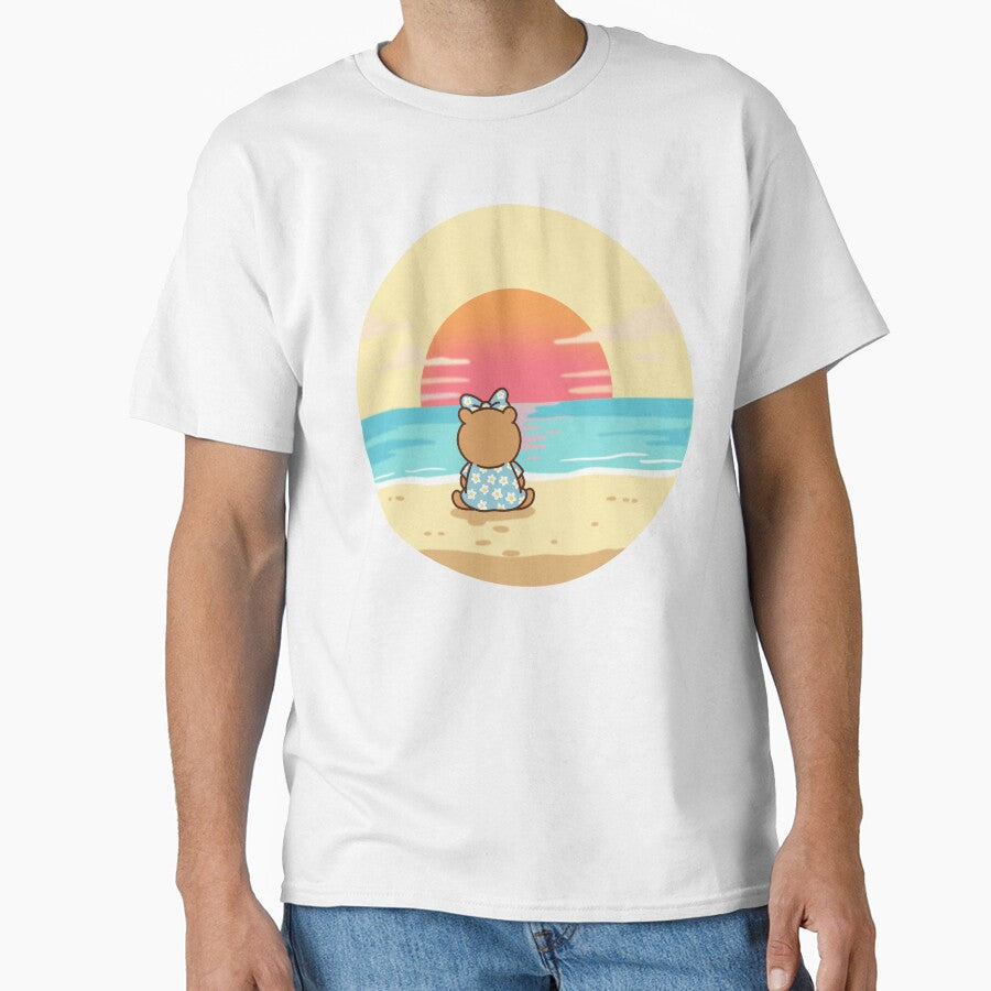 Cute Capybara Watching Sunset T-Shirts, Hoodie, Sweatshirt