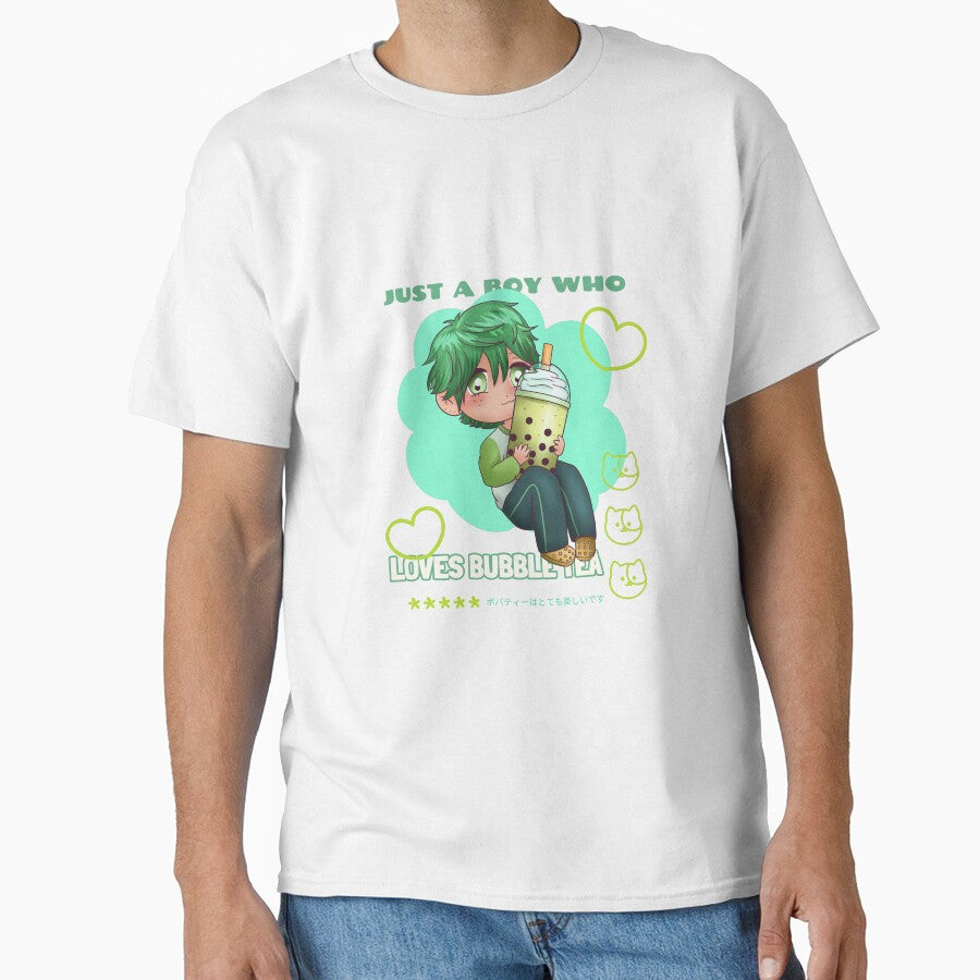 Just a Boy Who Loves Bubble Tea by Winter--Flowers T-Shirts, Hoodie, Sweatshirt | BlankRebels.com (Image 1)
