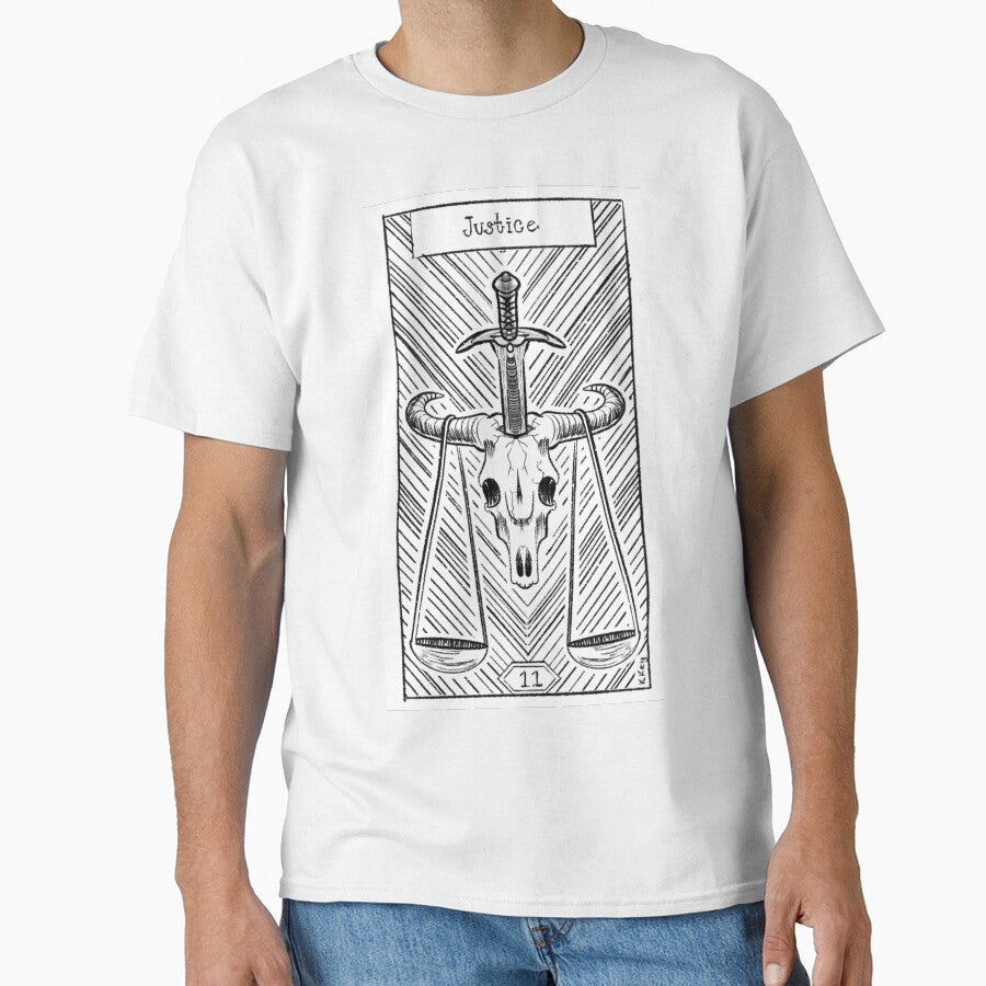 Justice - Dead Tarot by KKeyArt T-Shirts, Hoodie, Sweatshirt | BlankRebels.com (Image 1)
