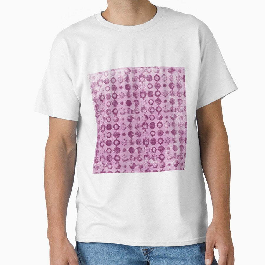 Fuscia Stencil Grunge Pattern by Diana377 T-Shirts, Hoodie, Sweatshirt | BlankRebels.com (Image 1)