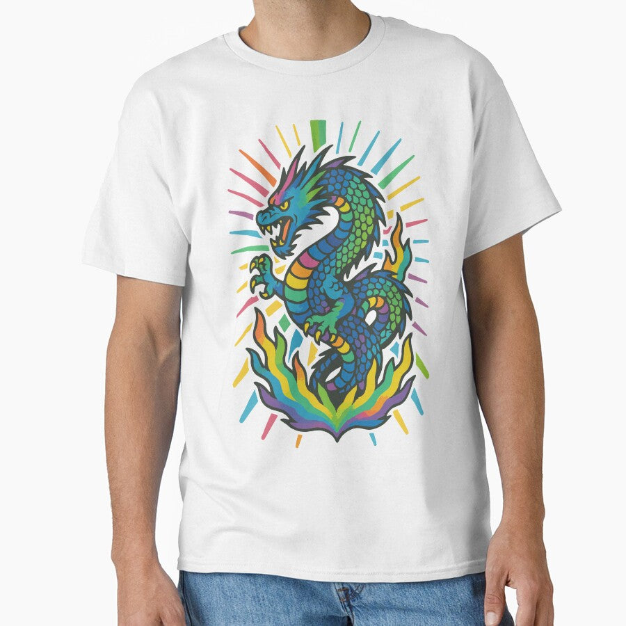 Divine Light Dragon by theOne_Design T-Shirts, Hoodie, Sweatshirt | BlankRebels.com (Image 1)