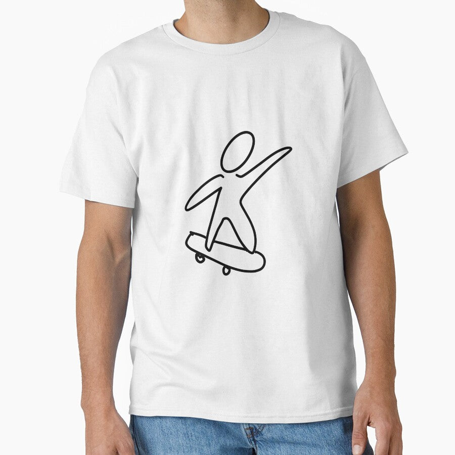 Skateboarder (white) by HoopyShop T-Shirts, Hoodie, Sweatshirt | BlankRebels.com (Image 1)