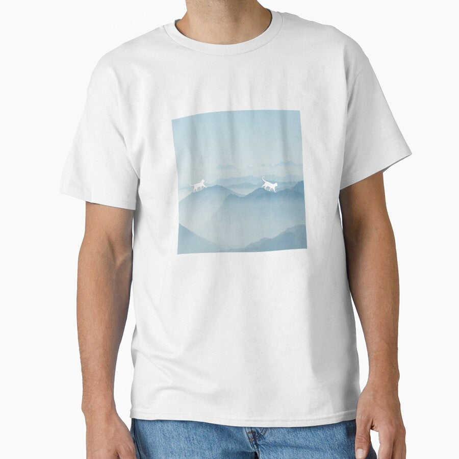 Cats walking on mountains by semioddfinds T-Shirts, Hoodie, Sweatshirt | BlankRebels.com (Image 1)