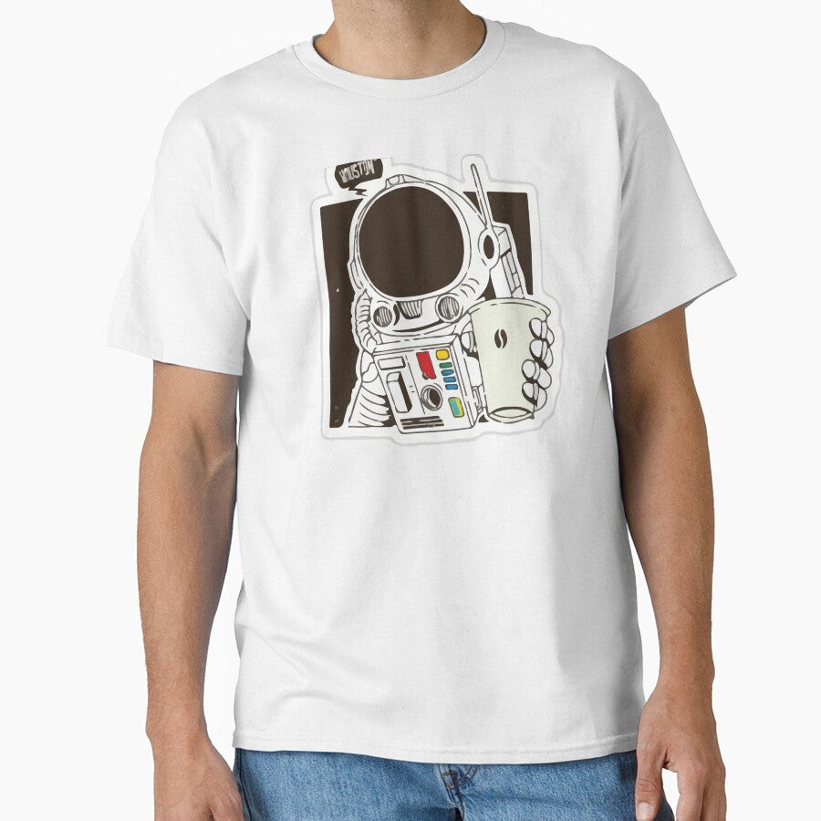 astronaut chilling in Space illustration by CartheArtwork T-Shirts, Hoodie, Sweatshirt | BlankRebels.com (Image 1)
