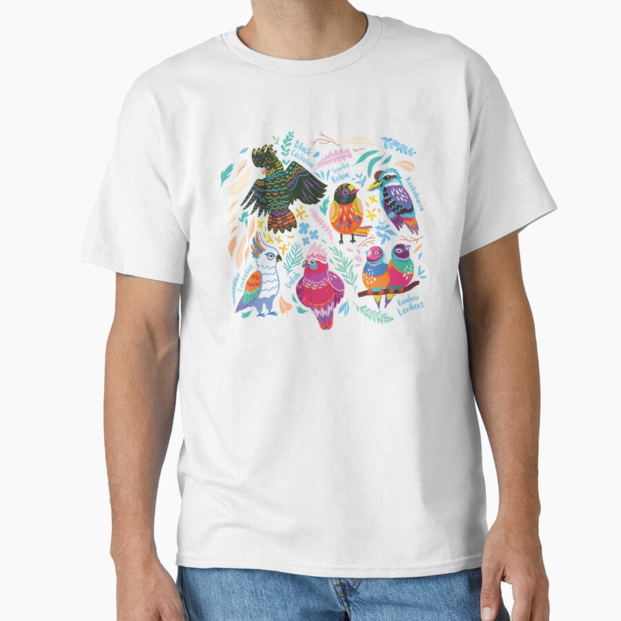 Australian birds by PenguinHouse T-Shirts, Hoodie, Sweatshirt | BlankRebels.com (Image 1)