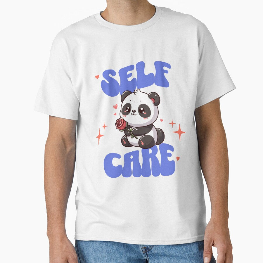 self care american traditional rose Panda by LemuellTrends T-Shirts, Hoodie, Sweatshirt | BlankRebels.com (Image 1)