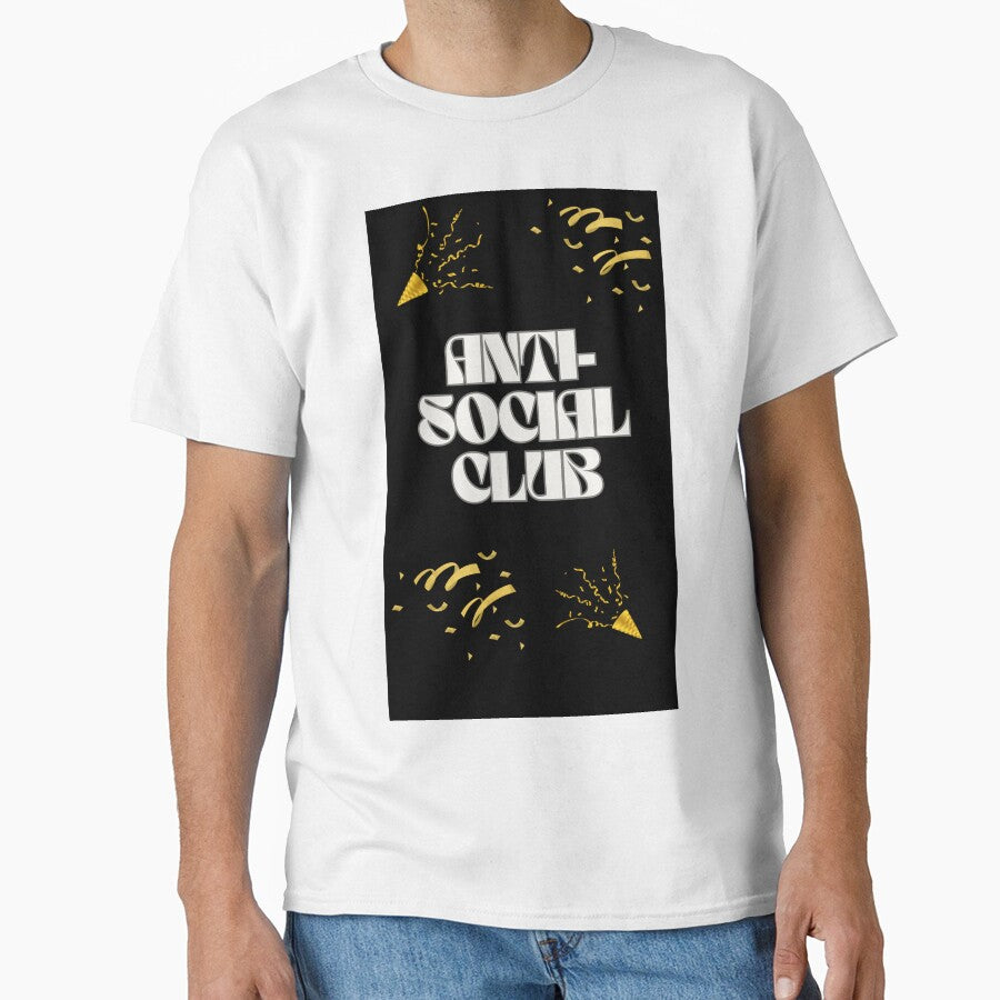 Anti-Social Club - Funny Antisocial Party Design by Extremeallie T-Shirts, Hoodie, Sweatshirt | BlankRebels.com (Image 1)
