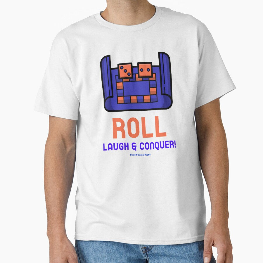 Roll, Laugh & Conquer...Board Game Night by BestMerchnTees T-Shirts, Hoodie, Sweatshirt | BlankRebels.com (Image 1)