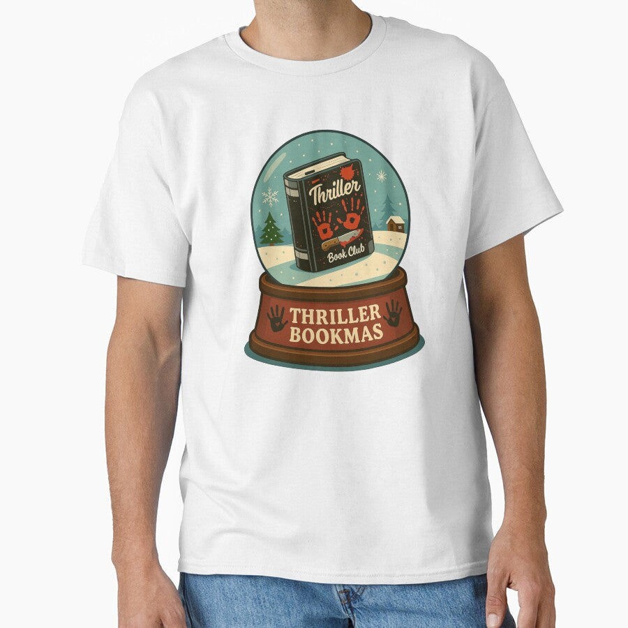 Christmas thriller bookish Snow Globe by BookishEve T-Shirts, Hoodie, Sweatshirt | BlankRebels.com (Image 1)