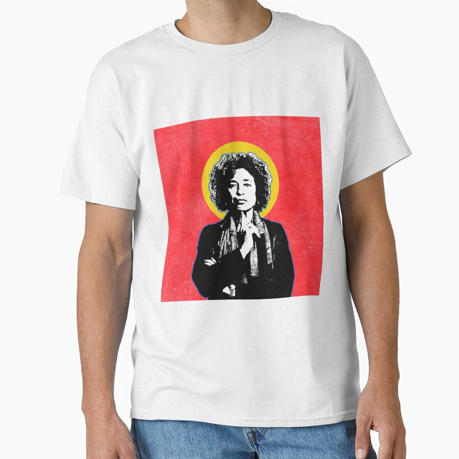 Angela Davis pop art by Ilustra Club T-Shirts, Hoodie, Sweatshirt | BlankRebels.com (Image 1)