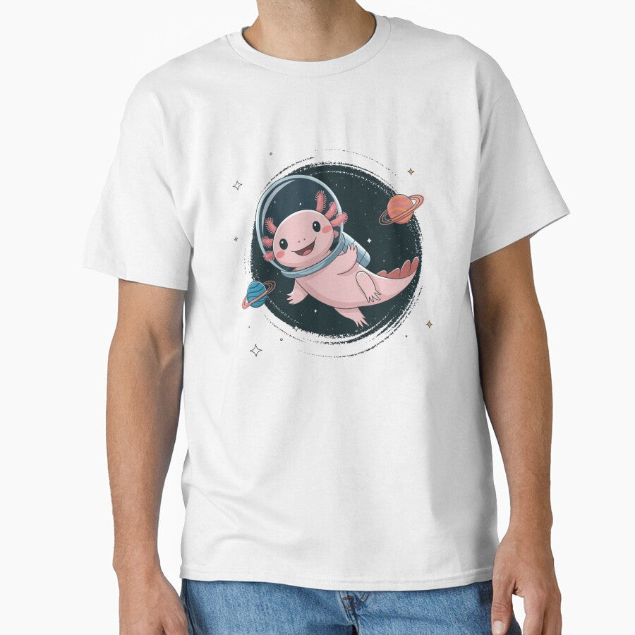 Astronaut Axolotl by SignumShop T-Shirts, Hoodie, Sweatshirt | BlankRebels.com (Image 1)