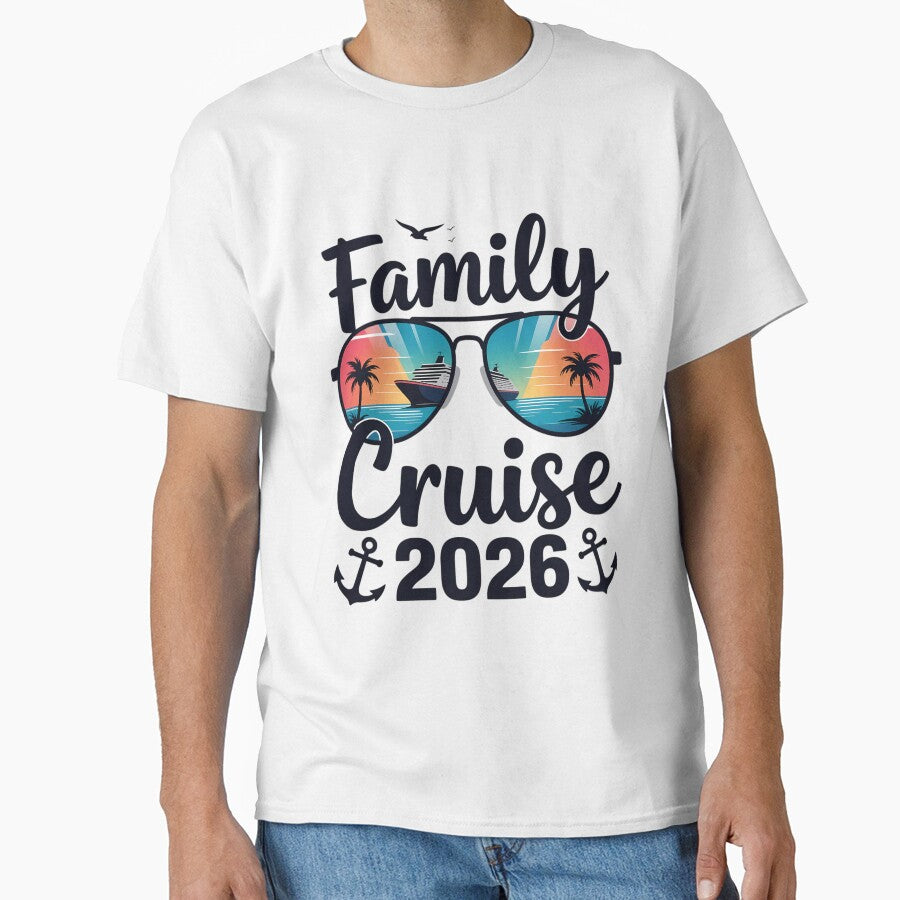 Family Cruise 2026 Summer Vacation Matching Family Cruise by tiekanamac T-Shirts, Hoodie, Sweatshirt (Image 1)