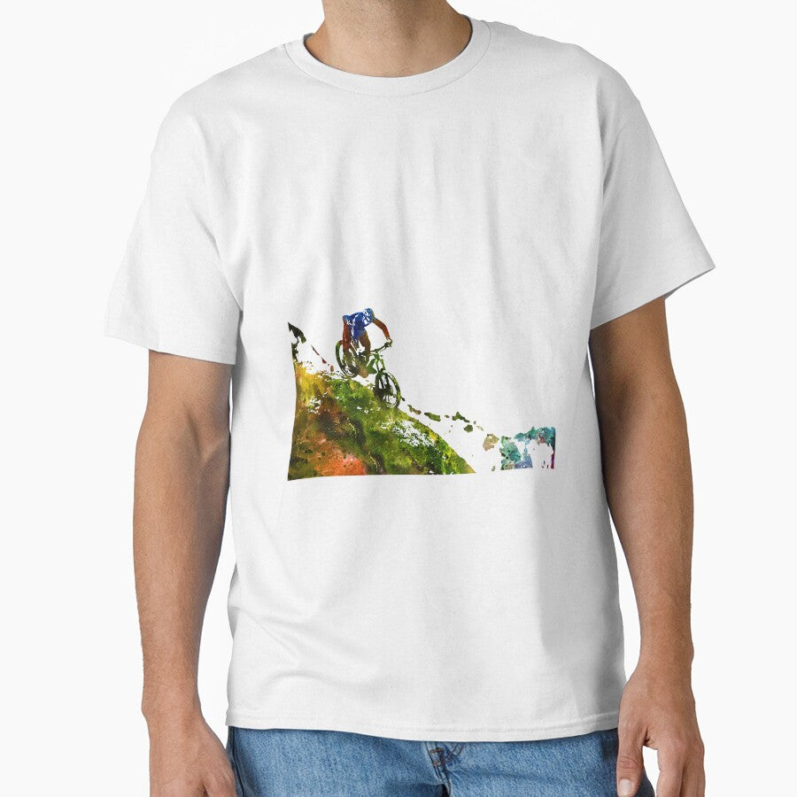 Mountain biking by Rosaliartbook T-Shirts, Hoodie, Sweatshirt | BlankRebels.com (Image 1)
