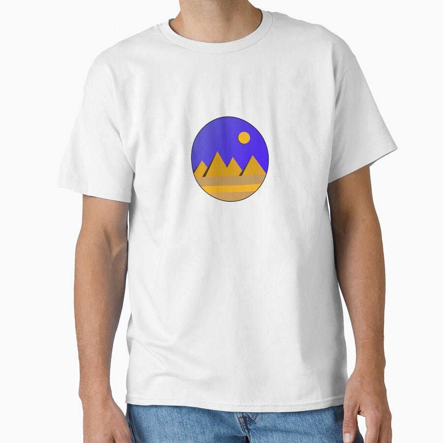 Mountain Landscape Illustration by TalBright T-Shirts, Hoodie, Sweatshirt | BlankRebels.com (Image 1)