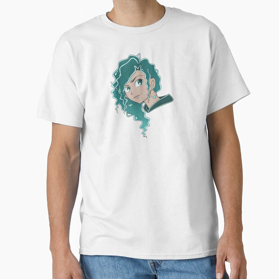 Wavy-Haired Manga Girl by kabocha-chan T-Shirts, Hoodie, Sweatshirt | BlankRebels.com (Image 1)
