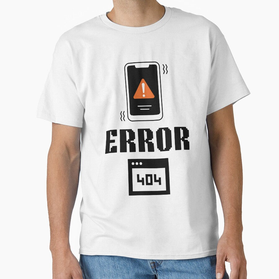 Error 404  Motivation Not Found | Funny Sarcastic T-Shirt and Design by Trendswood Hoodie, Sweatshirt (Image 1)