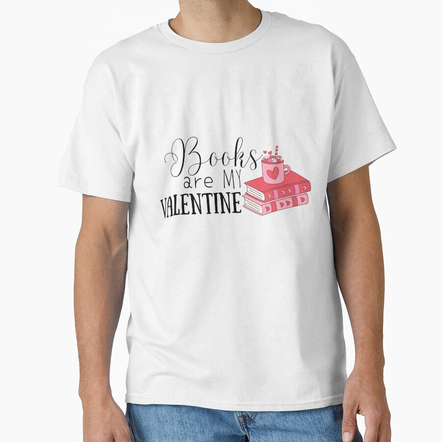 Books are My VALENTINE | Valentine's Collection by Nyxander's Bookish Catalogue T-Shirts, Hoodie, Sweatshirt (Image 1)