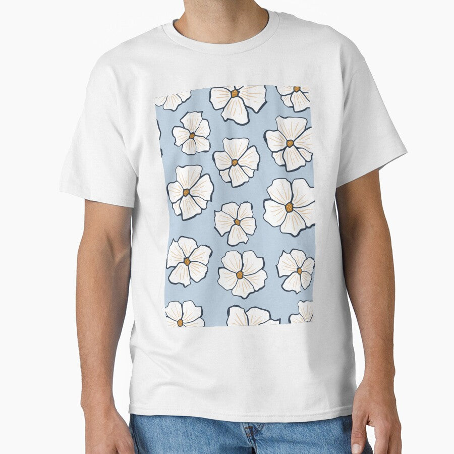 Floral flower background classic skirts by anandsiva2703 T-Shirts, Hoodie, Sweatshirt | BlankRebels.com (Image 1)